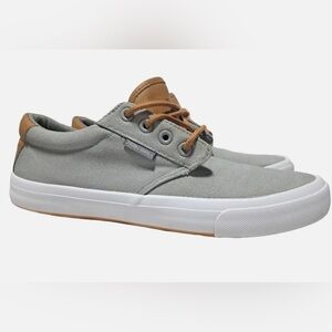 ZOO YORK | Canvas | Gray/Tan/White | Sneaker | Size 7